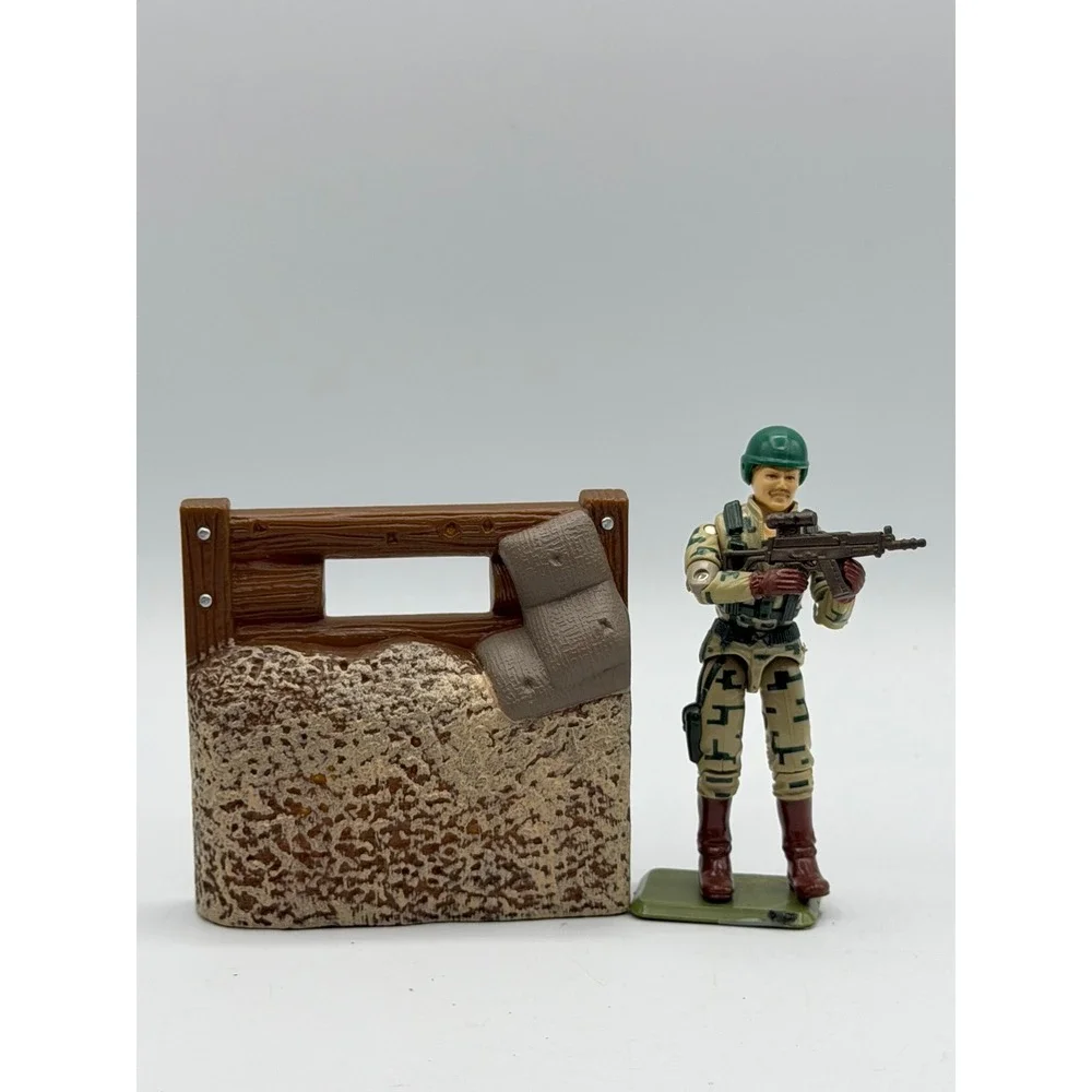 PTE Bunker Wall Accessory Sandbag Defense Part World Peacekeepers 1:18 Scale